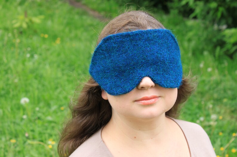 KNITTING PATTERN Eye Mask Eye Cover Sleeping Pillow Etsy
