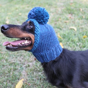 Blue Dog Hat in All Natural Wool and Alpaca image 5