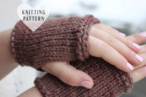wrist warmers knitting pattern