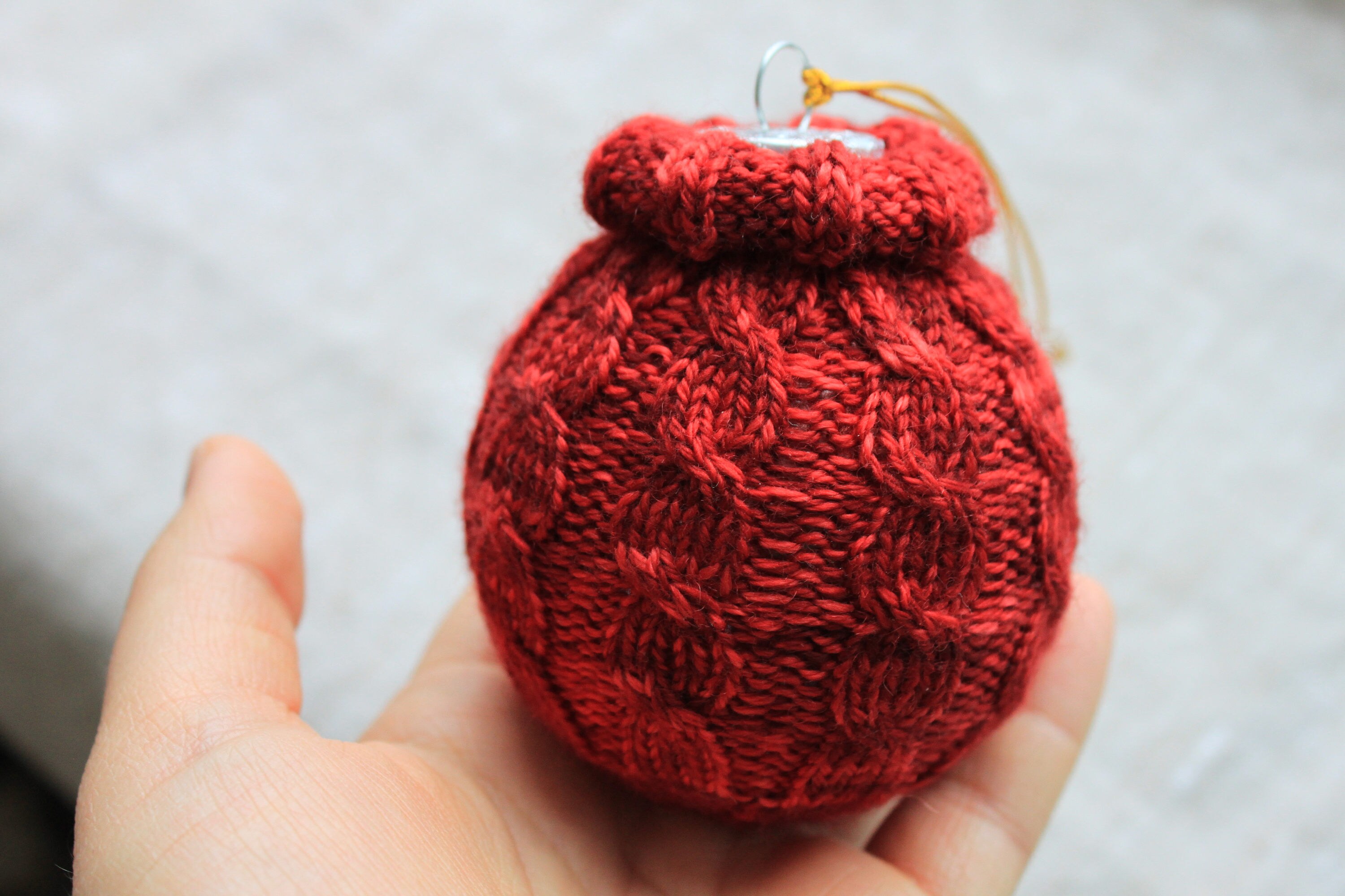 KNITTING PATTERN Christmas ornament hanging ornament Etsy