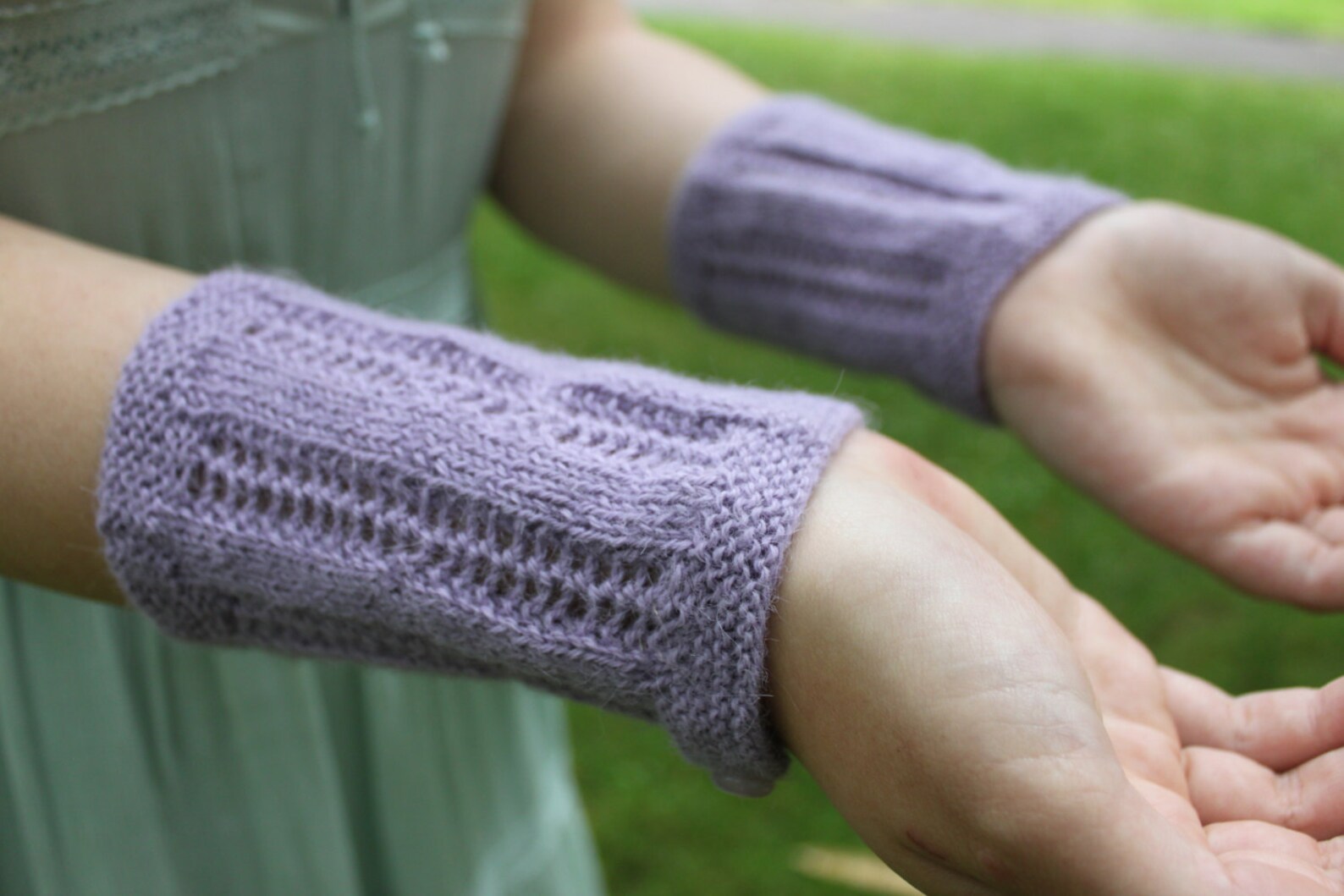 KNITTING PATTERN Slouchy Sleevezees Knitted Cuffs Sleeves Etsy