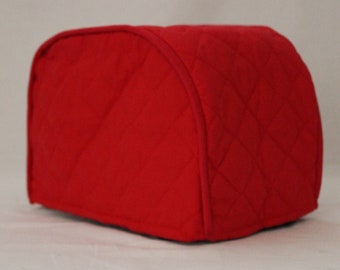 Red Quilted Toaster Cover