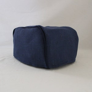 Navy Burlap Ninja Foodi Grill Cover