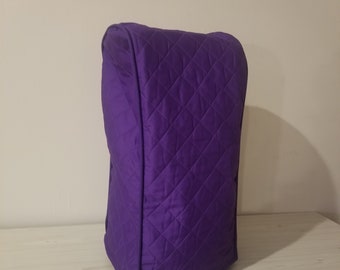 Purple Quilted Coffee Maker Cover