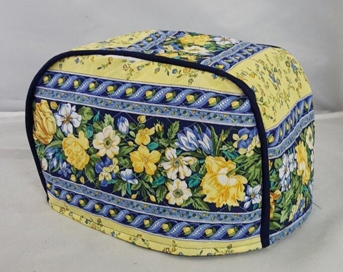 Blue Spring Quilted Toaster Cover Etsy