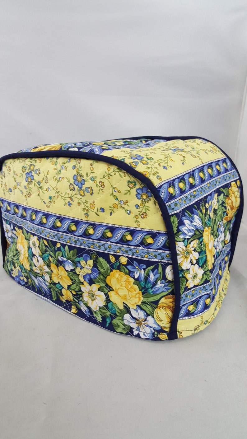 Blue Spring Quilted Toaster Cover Etsy