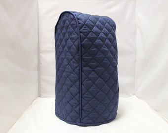 Navy Quilted Food Processor Cover