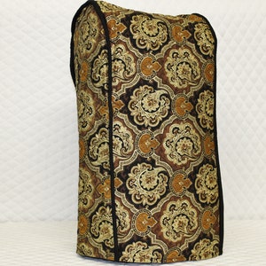 Black Paisley Coffee Maker Cover