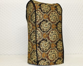 Black Paisley Coffee Maker Cover