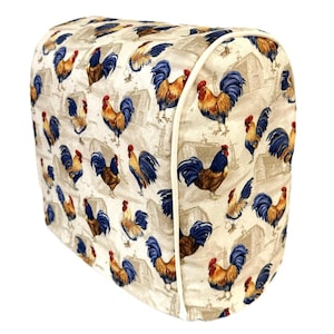 White Rooster KitchenAid Mixer Cover