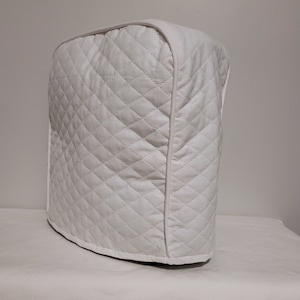 White Quilted Ninja Creami Cover