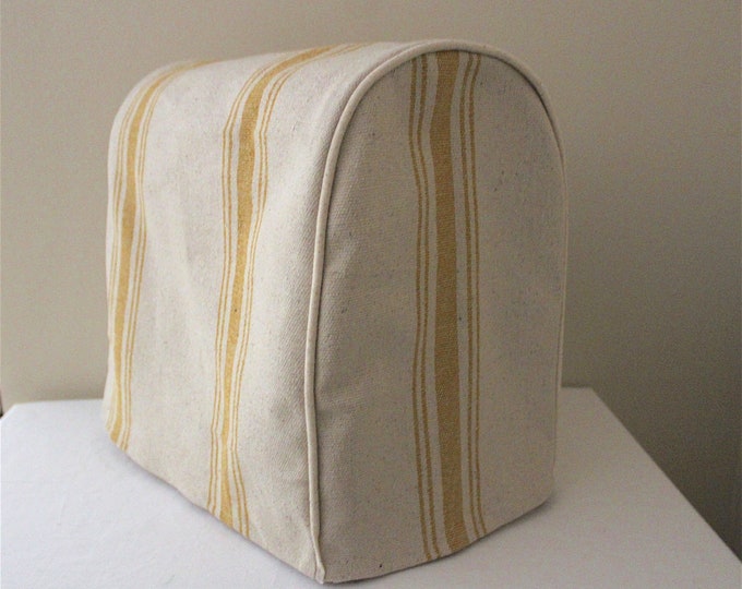 Gold Feedsack KitchenAid Mixer Cover