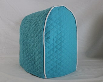 Teal Quilted KitchenAid Mixer Cover