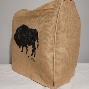 Buffalo Collection Burlap KitchenAid Mixer Cover