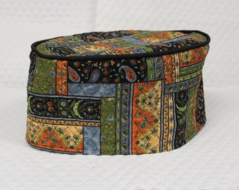 Black Patch Quilted Slow Cooker Cover