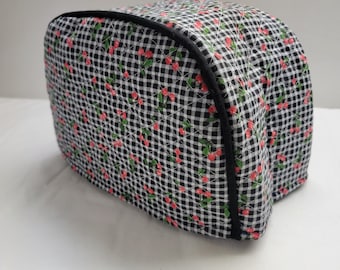 Cherry Checked Quilted Toaster