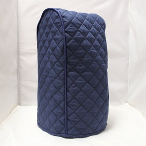 Navy Quilted Coffee Maker Cover