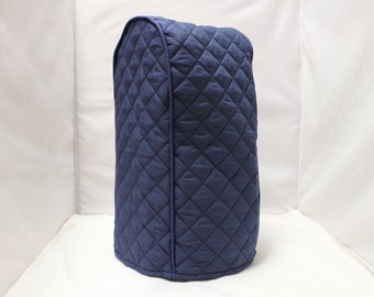 Navy Quilted Coffee Maker Cover