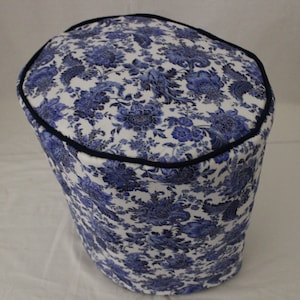 Blue Floral Slow Cooker Cover