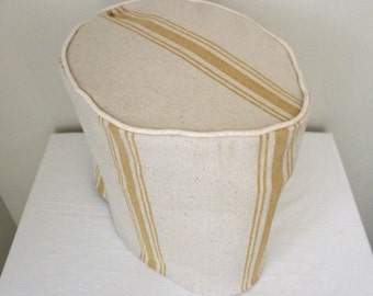 Gold Feedsack Keurig Cover