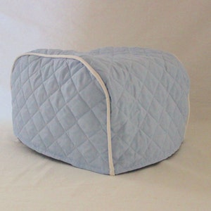Baby Blue Quilted Toaster Cover