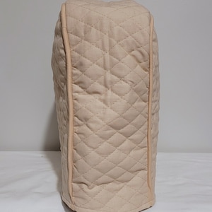 Beige Quilted Ninja Creami Cover