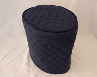 Navy Quilted Slow Cooker Cover