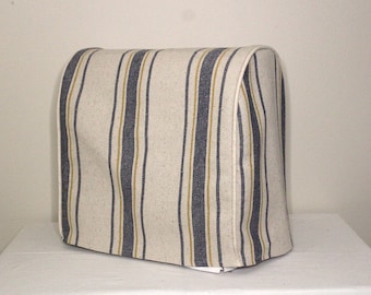 Blue and Gold Feedsack KitchenAid Mixer Cover