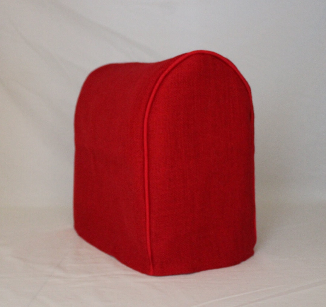 Red Burlap Mixmaster Cover Etsy