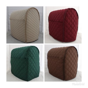 Piped with Pockets Quilted KitchenAid Mixer Cover