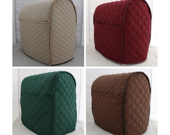Piped with Pockets Quilted KitchenAid Mixer Cover