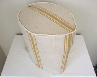 Gold Feedsack Keurig Cover