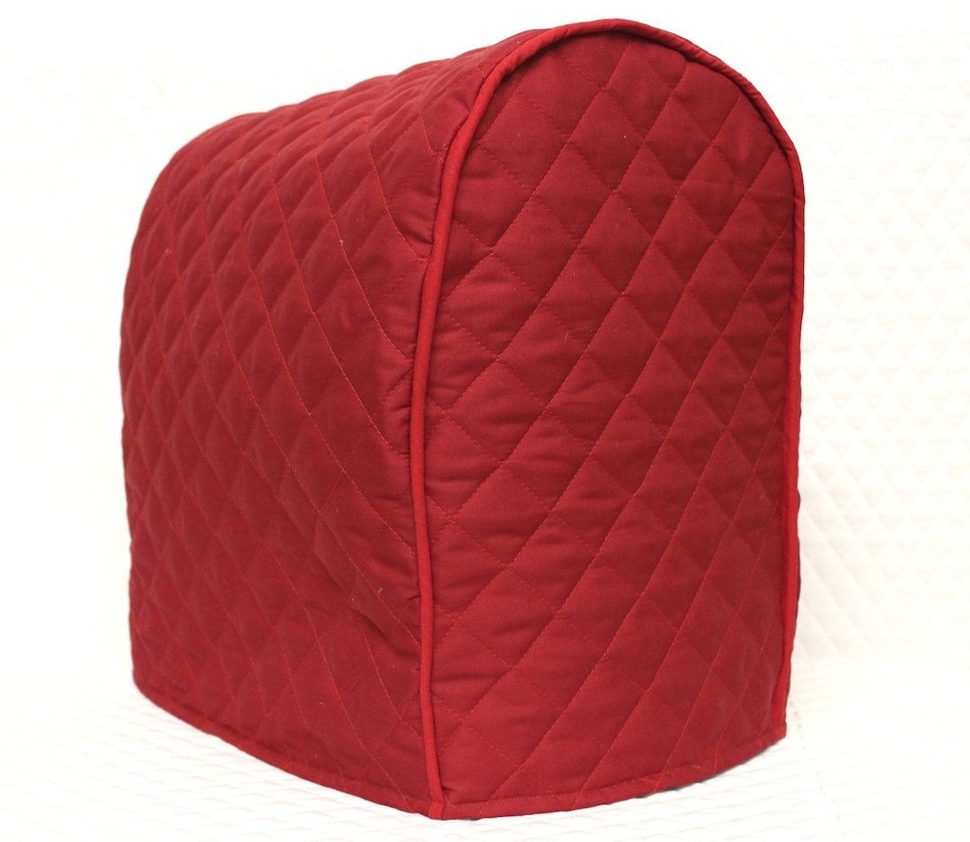 Red Quilted Kitchenaid Mixer Cover Etsy