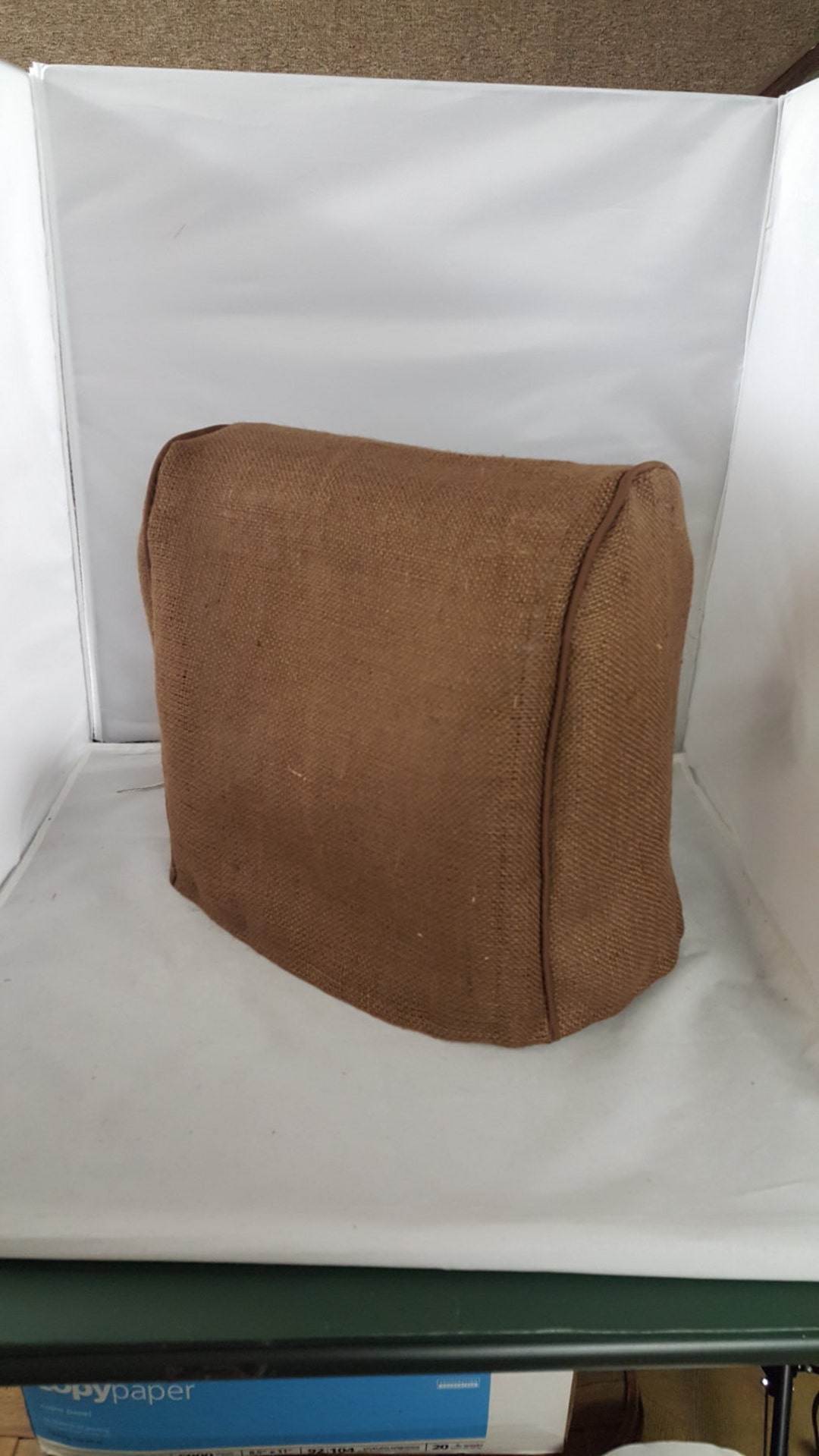 Brown Burlap Sunbeam Mixmaster Cover Etsy