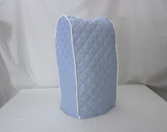 Baby Blue Quilted Coffee Maker Cover