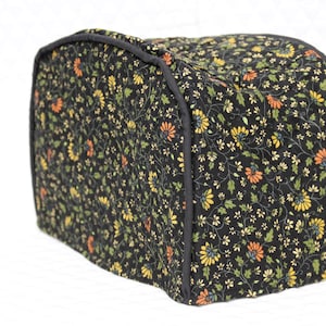 Midnight Floral Layered Toaster Cover