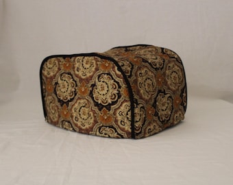 Black Paisley Quilted Toaster