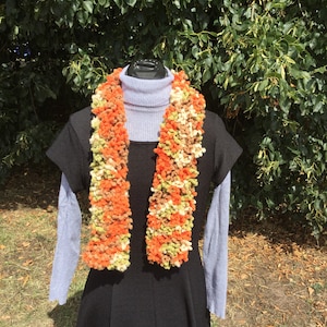 Scarf, Hand knit, Multicolour scarf