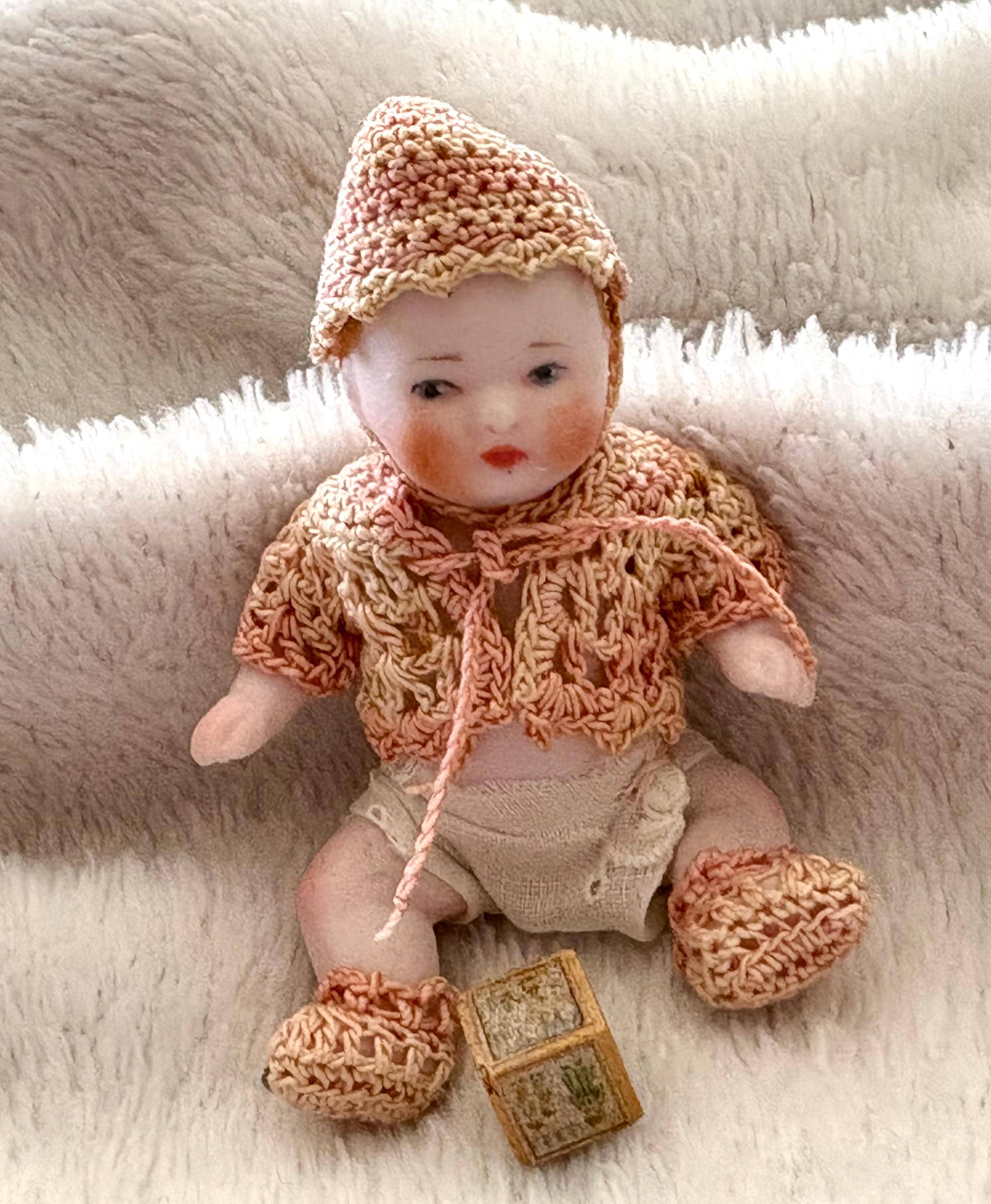 Tiny german bisque antique doll - Etsy 日本