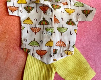 Vintage Ideal Tammy Doll Tennis Outfit: 1960s Japan, Original Tag