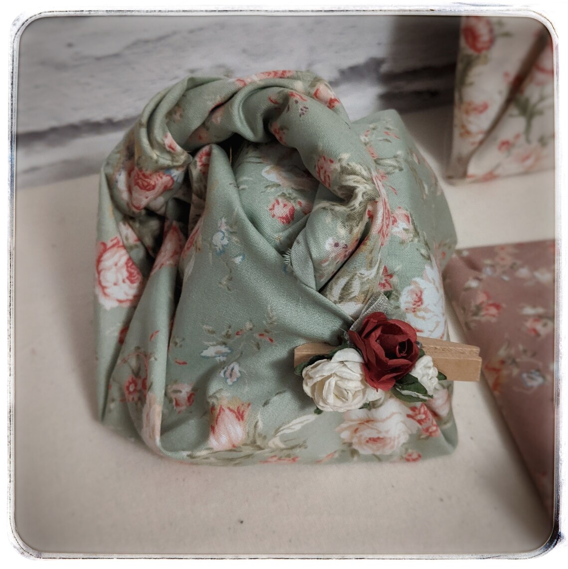 Reusable wrapping cloth/furoshiki fabric gift wrap/sustainable Etsy