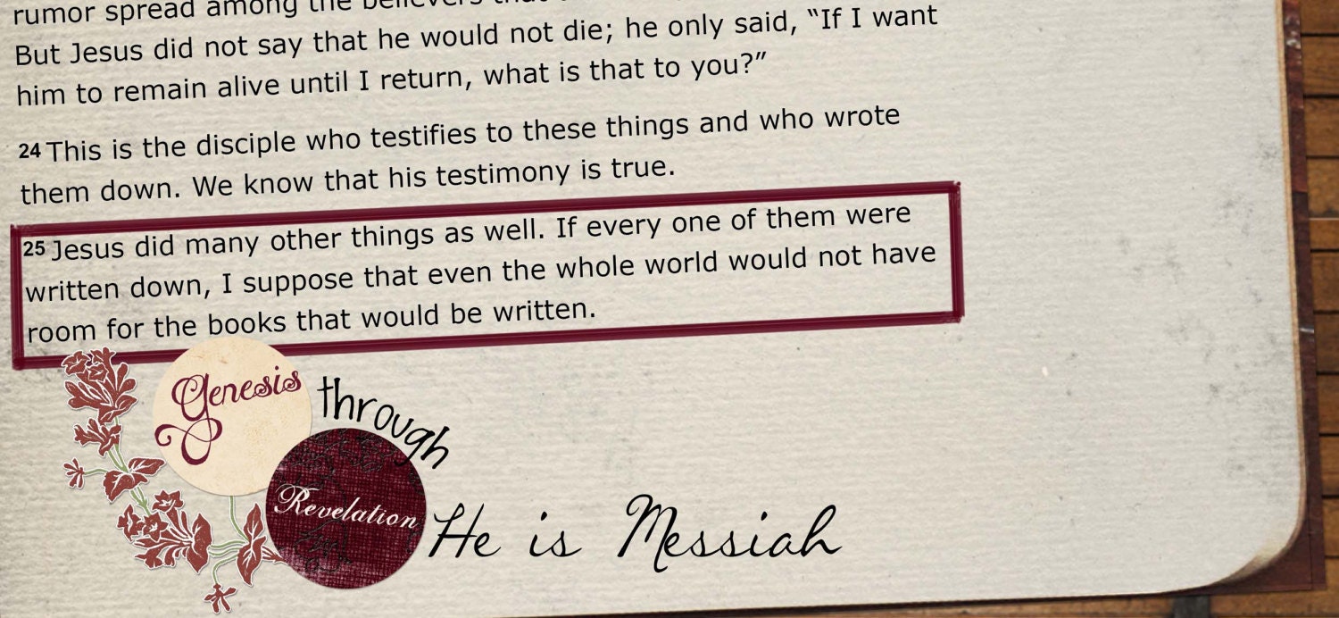 Books of the Bible New Testament 1 Inch Circles - Etsy