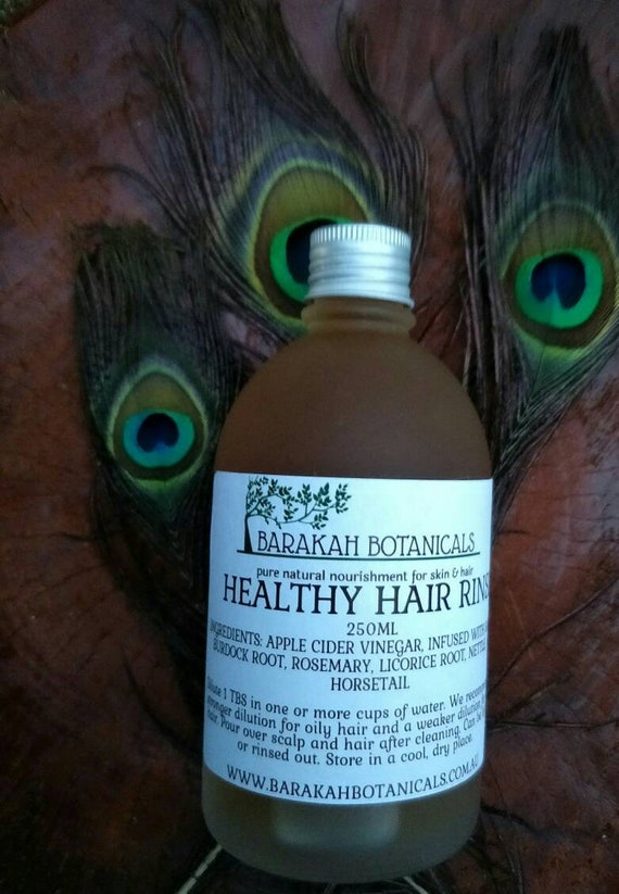 Healthy Hair Rinse Concentrate Acv Herbal Hair Rinse Etsy