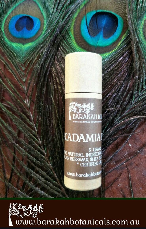 Macadamia Lip Balm Natural Lip Balm Macadamia Nut Oil Etsy