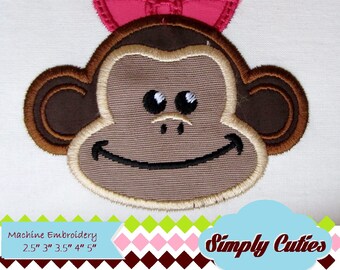 Little Monkey MACHINE EMBROIDERY / INSTANT