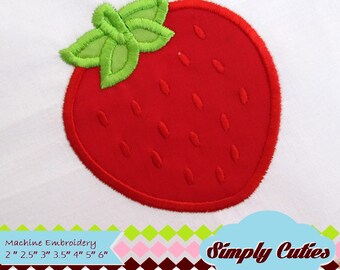 Strawberry MACHINE EMBROIDERY / INSTANT