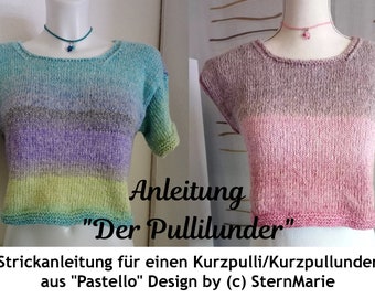 Strickanleitung "Der Pullilunder" - PDF Anleitung deutsch