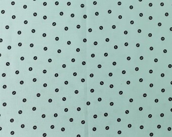She Who Sews "aqua button toss"
