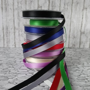 Satinband 10 mm - 3 Meter - versch. Farben