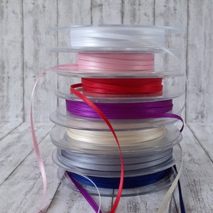 Satinband 3 mm - 3 Meter - versch. Farben